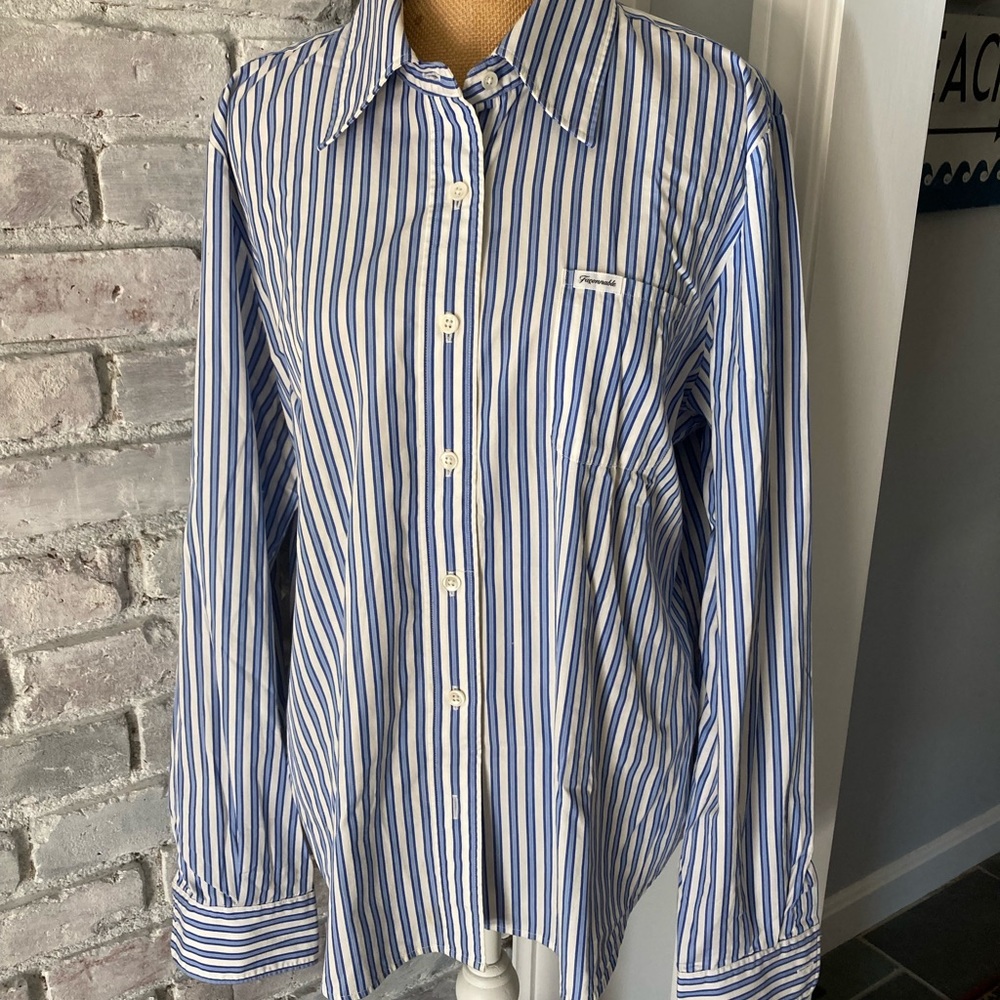 Falconnable women’s blue stripped shirt